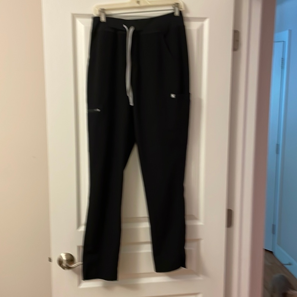 FIGS SCRUB PANTS YOLA 2.0 HIGH WAISTED BLACK